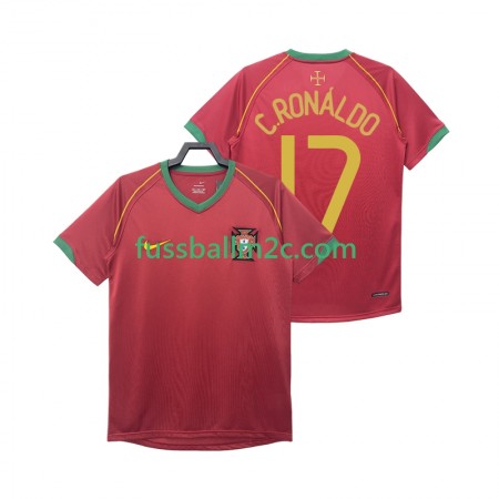 Fußballtrikots Portugal Crstiano Ronaldo 17 2006 Retro Heim Trikotsatz